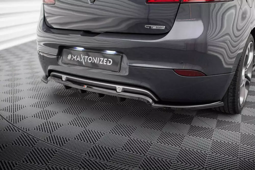 Rear Splitter (With Vertical Bars) Renault Megane Gt Mk3 Facelift