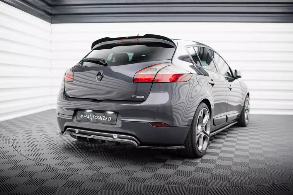 Rear Splitter (With Vertical Bars) Renault Megane Gt Mk3 Facelift - Image 2