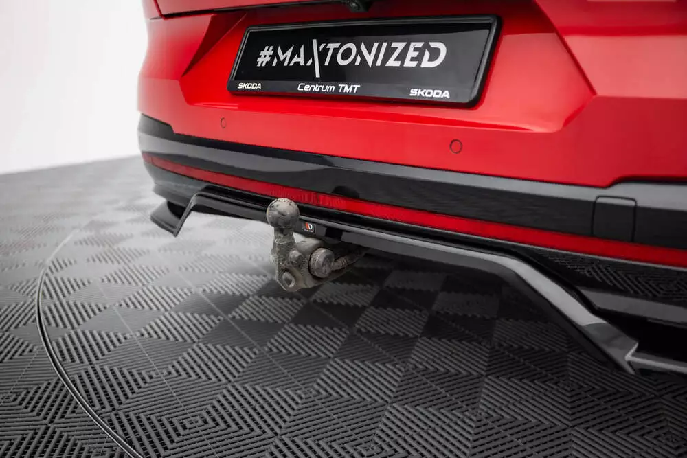 Rear Splitter (With Vertical Bars) Skoda Enyaq Coupe Iv Rs - Image 3