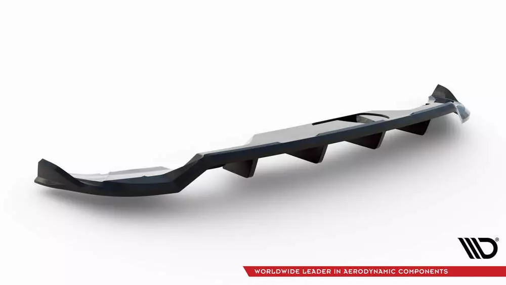 Rear Splitter (With Vertical Bars) Skoda Kamiq Monte Carlo Mk1 Facelift - Image 4