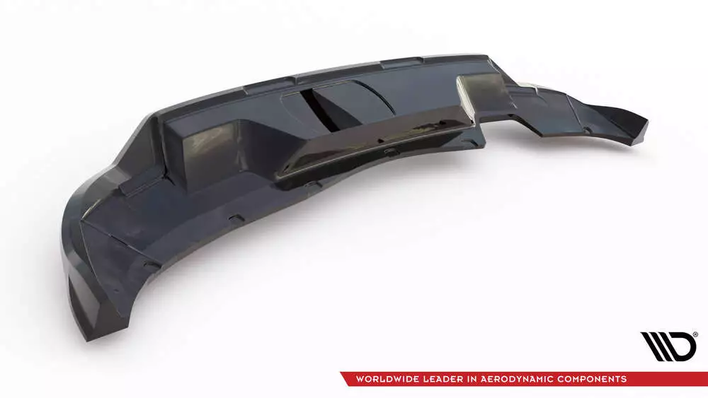 Rear Splitter (With Vertical Bars) Skoda Kamiq Monte Carlo Mk1 Facelift - Image 5
