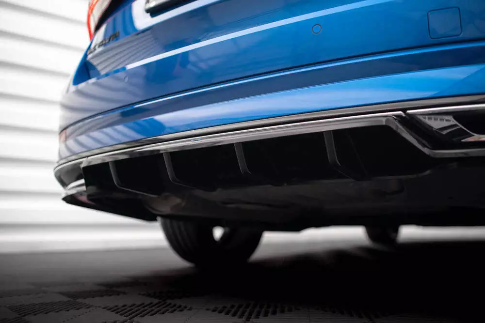 Rear Splitter (With Vertical Bars) Skoda Octavia Sportline Mk4 - Image 3