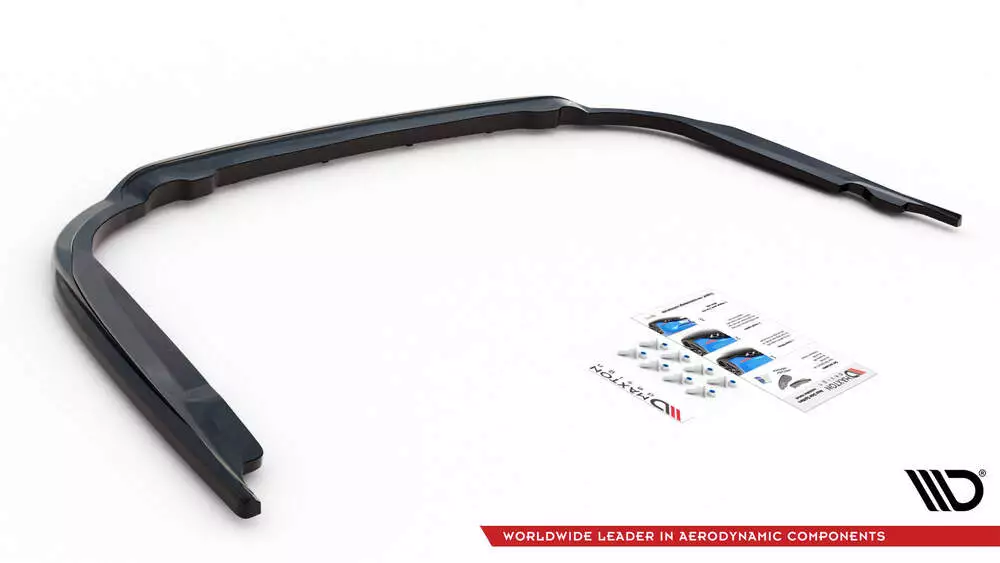 Rear Splitter (With Vertical Bars) Toyota Avensis Wagon Mk3 Facelift - Image 4