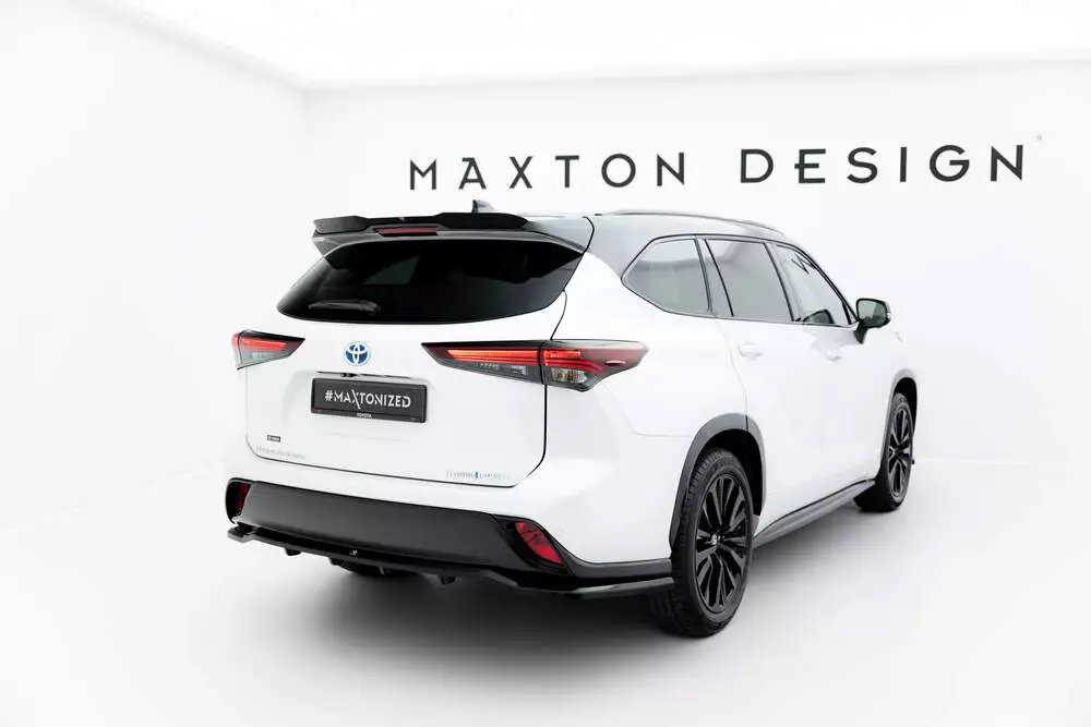 Rear Splitter (With Vertical Bars) Toyota Highlander Mk4 - Image 2