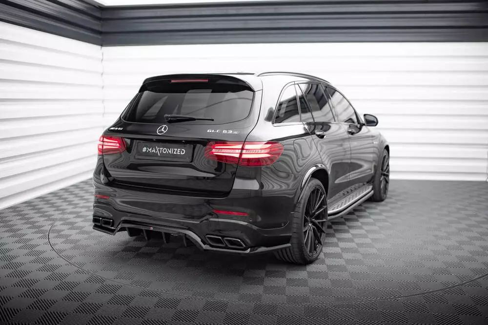 Rear Splitter (With Vertical Bars) V.1 Mercedes-amg Glc 63 Suv X253 - Image 2