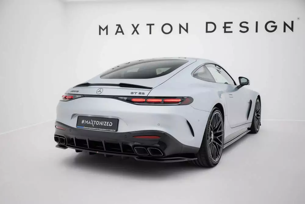 Rear Splitter (With Vertical Bars) V.1 Mercedes-amg Gt 63 / 55 / 63 S E Performance C192 - Image 2