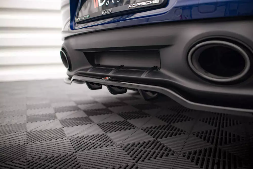 Rear Splitter (With Vertical Bars) V.1 Porsche 911 Carrera Aero / Carrera Gts 992 - Image 2