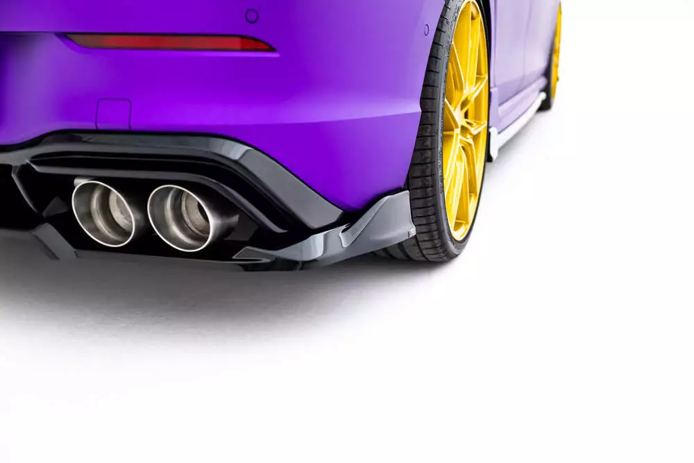 Rear Splitter (With Vertical Bars) V.1 Volkswagen Golf R Mk8 / Mk8 Facelift - Image 4