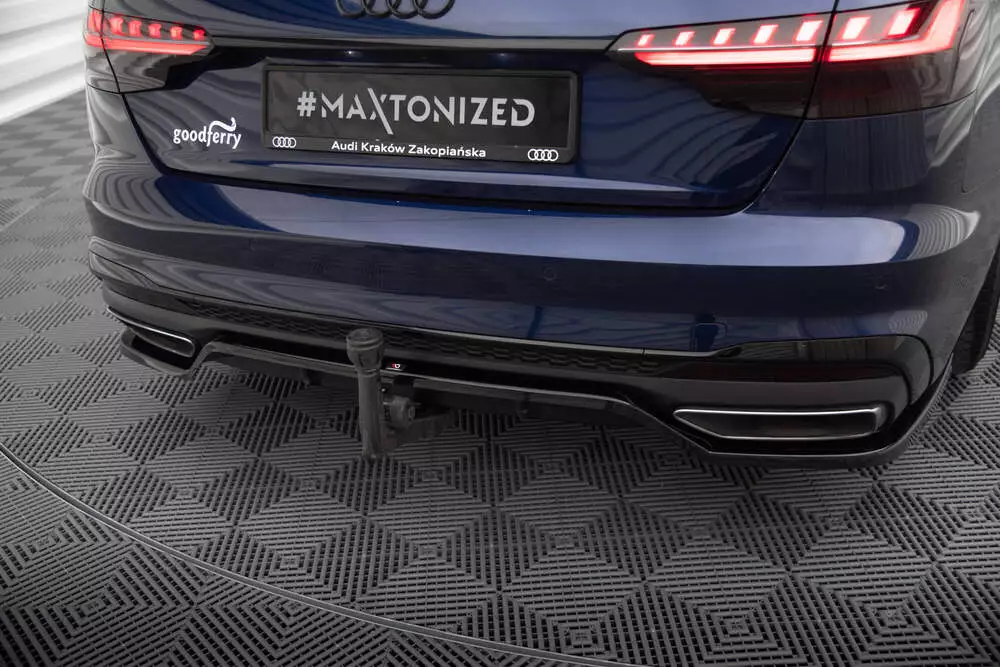 Rear Splitter (With Vertical Bars) V.2 Audi A4 S-line B9 Facelift