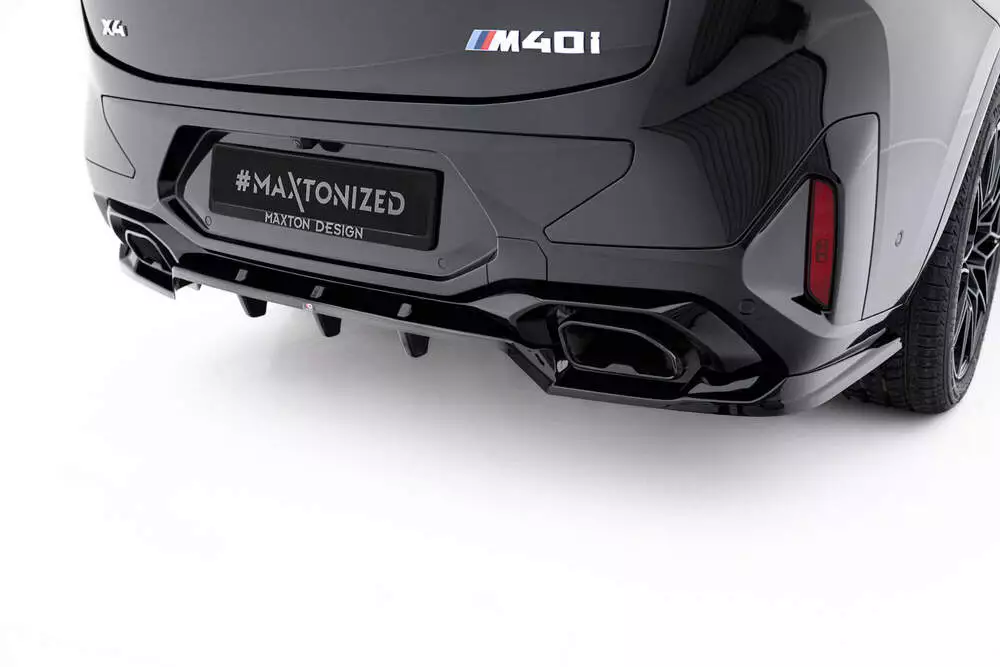 Rear Splitter (With Vertical Bars) V.2 Bmw X4 M-pack G02 Facelift