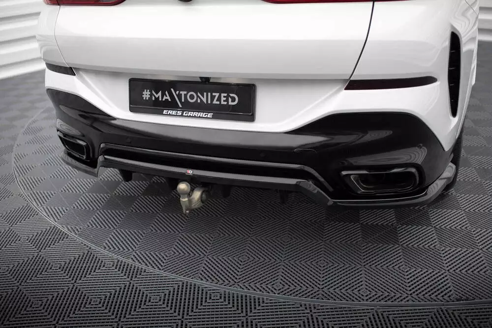 Rear Splitter (With Vertical Bars) V.2 Bmw X6 M-pack G06 Facelift - Image 3