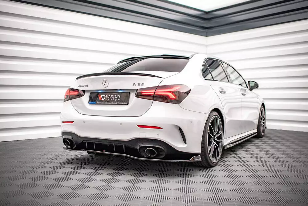Rear Splitter (With Vertical Bars) V.2 Mercedes A 35 Amg Sedan V177