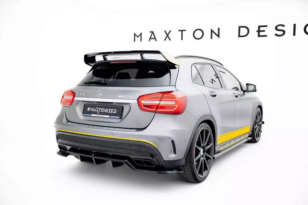 Rear Splitter (With Vertical Bars) V.2 Mercedes-benz Gla 45 Amg X156 - Image 2