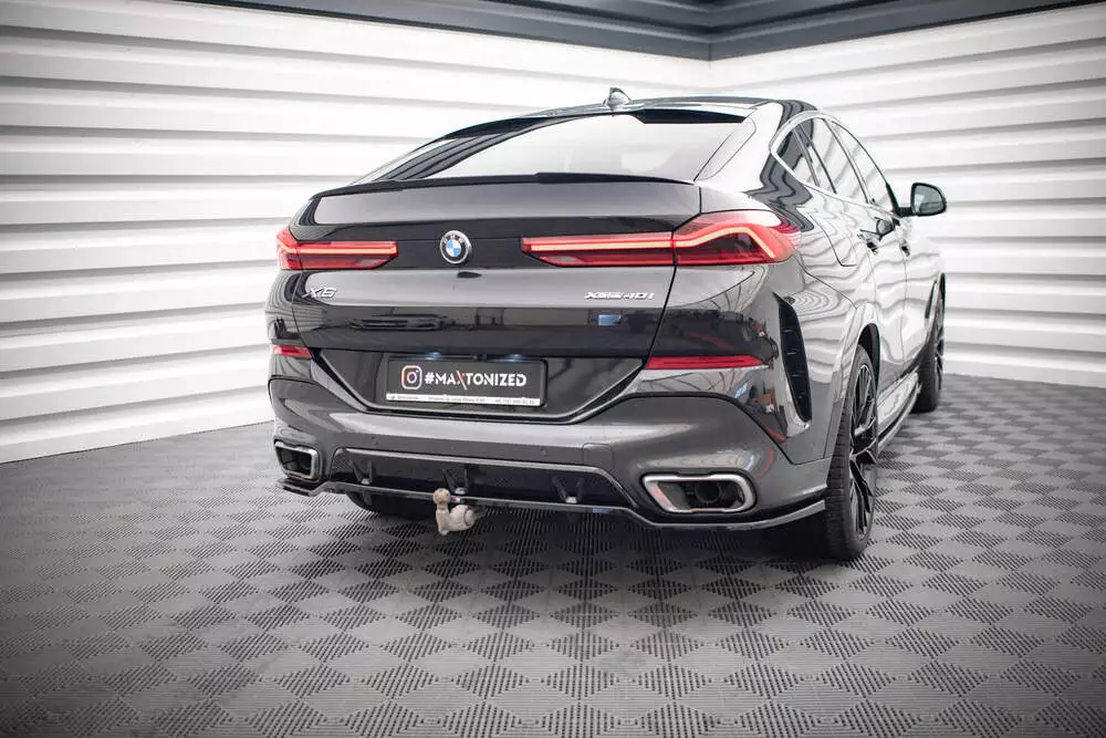 Rear Splitter (With Vertical Bars) V.3 Bmw X6 M-pack G06