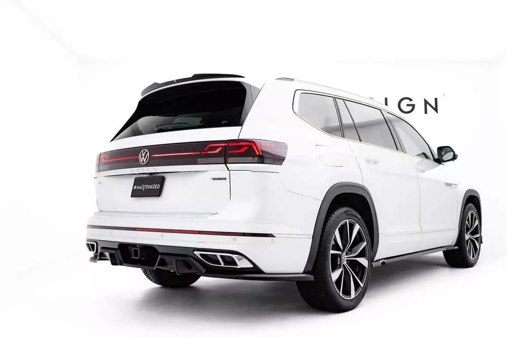 Rear Splitter (With Vertical Bars) Volkswagen Atlas R-line Mk1 Facelift 2 - Image 2