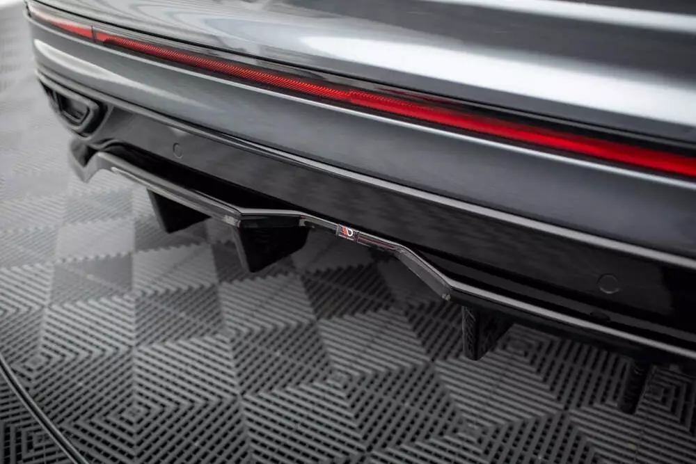 Rear Splitter (With Vertical Bars) Volkswagen Tiguan Allspace R-line Mk2 Facelift - Image 3