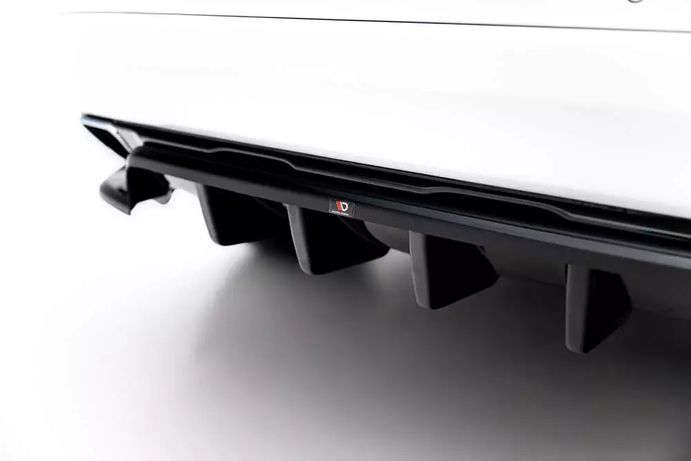 Rear Splitter (With Vertical Bars) Volvo Xc60 Mk1 Facelift - Image 2
