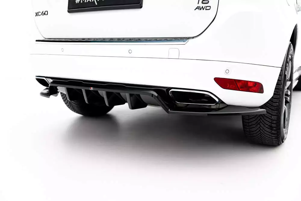 Rear Splitter (With Vertical Bars) Volvo Xc60 Mk1 Facelift - Image 3