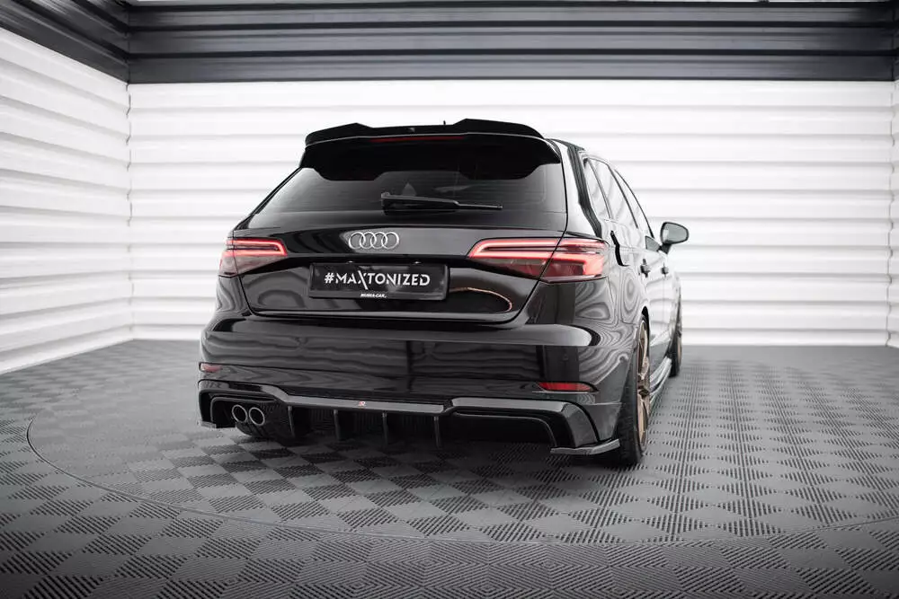 Rear Valance Audi A3 S-line Sportback 8v Facelift (Version With Dual Exhausts On One Side)