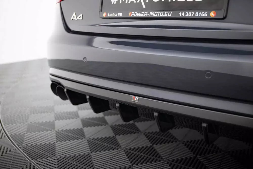 Rear Valance Audi A4 B8 Facelift (Single Side Dual Exhaust Version) - Image 3