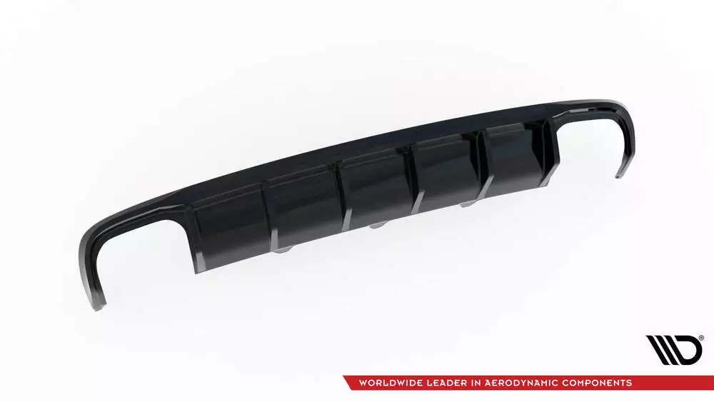 Rear Valance Audi A4 B8 Facelift (Version With Dual Exhausts On Both Sides) - Image 5