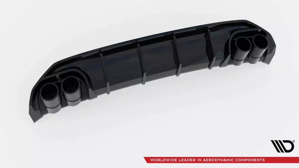 Rear Valance + Exhaust Ends Imitation Audi A3 S-line Sedan 8y - Image 3