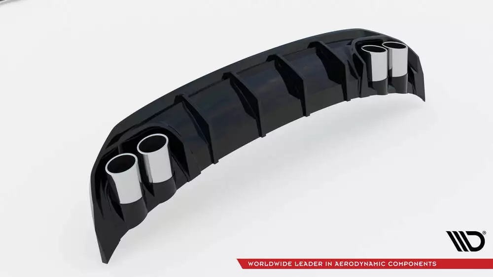 Rear Valance + Exhaust Ends Imitation Audi A3 S-line Sedan 8y - Image 4