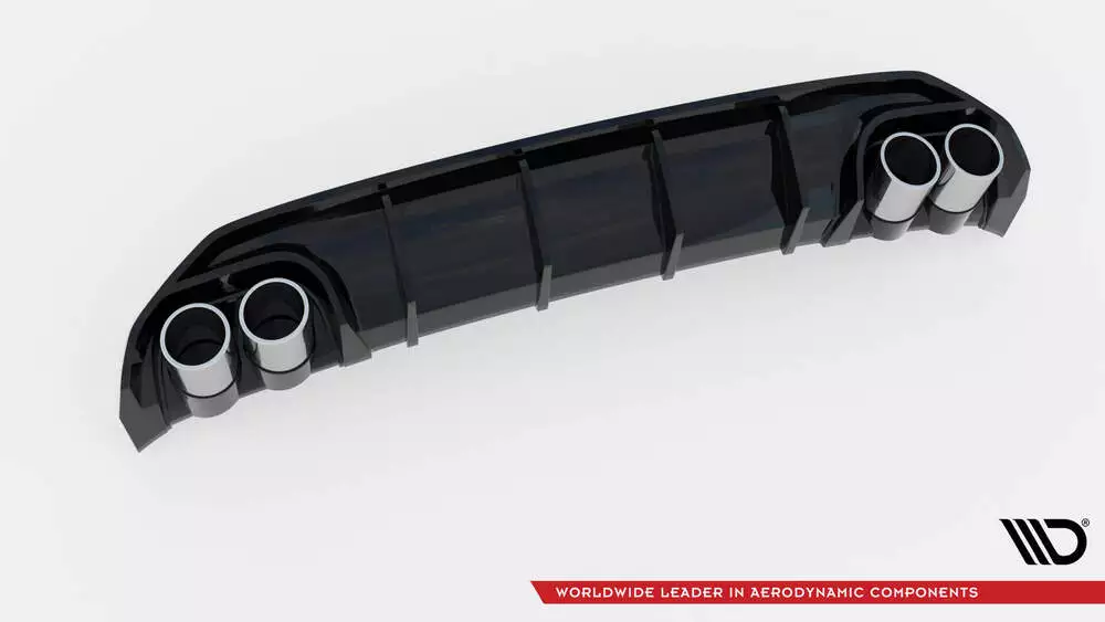 Rear Valance + Exhaust Ends Imitation Audi A3 S-line Sedan 8y - Image 5
