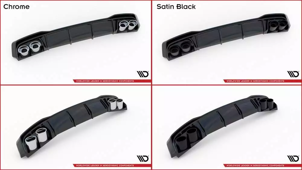 Rear Valance + Exhaust Ends Imitation Audi A3 S-line Sedan 8y - Image 6