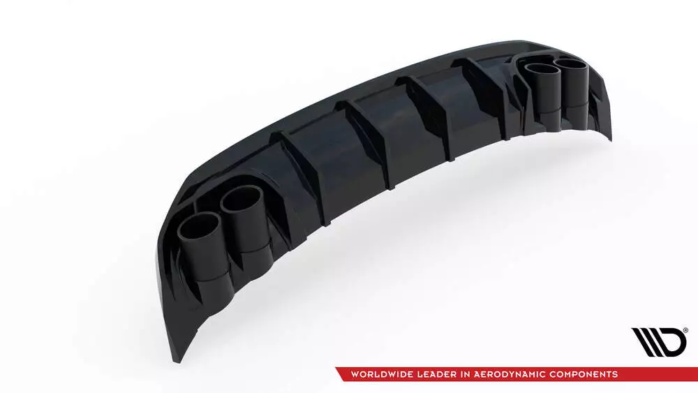Rear Valance + Exhaust Ends Imitation Audi A3 S-line Sportback 8y - Image 5