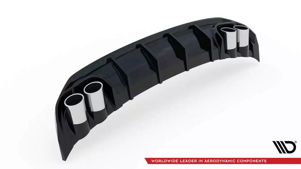 Rear Valance + Exhaust Ends Imitation Audi A3 S-line Sportback 8y - Image 7