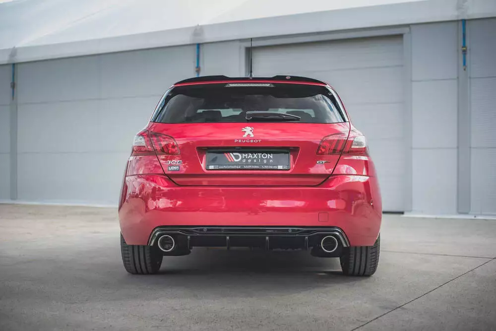 Rear Valance + Exhaust Ends Imitation Peugeot 308 Gt Mk2 Facelift - Image 2