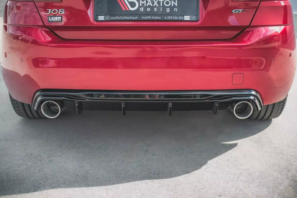 Rear Valance + Exhaust Ends Imitation Peugeot 308 Gt Mk2 Facelift - Image 4