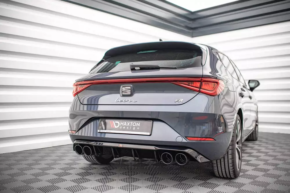 Rear Valance + Exhaust Ends Imitation Seat Leon Fr Hatchback Mk4