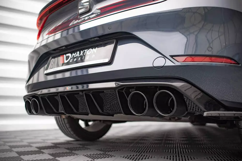 Rear Valance + Exhaust Ends Imitation Seat Leon Fr Hatchback Mk4 - Image 2