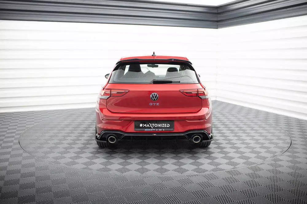 Rear Valance + Exhaust Ends Imitation Volkswagen Golf Gte / R-line Mk8 / Mk8 Facelift