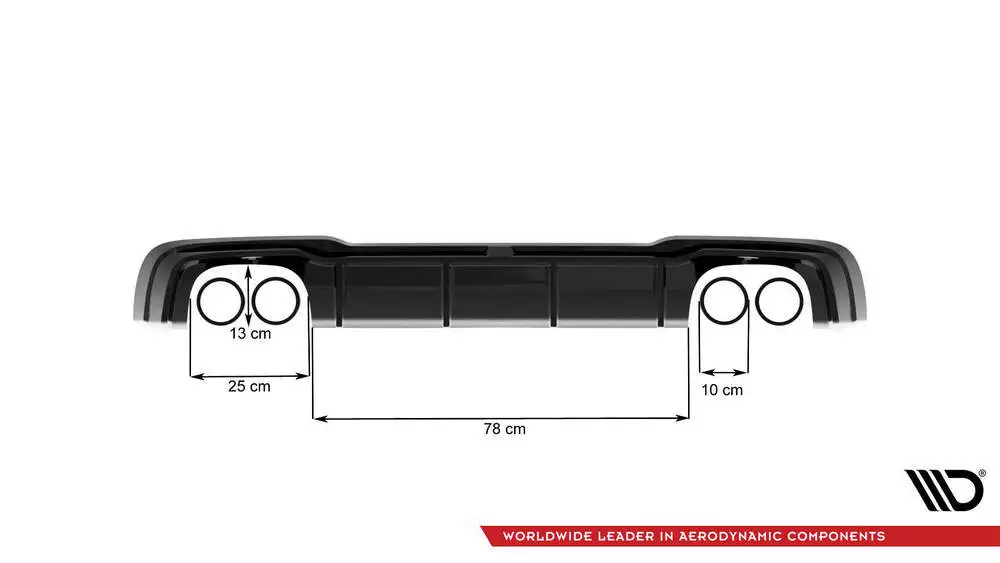 Rear Valance + Milltek Sport Exhaust Audi Rs3 Sportback 8v Facelift - Image 10
