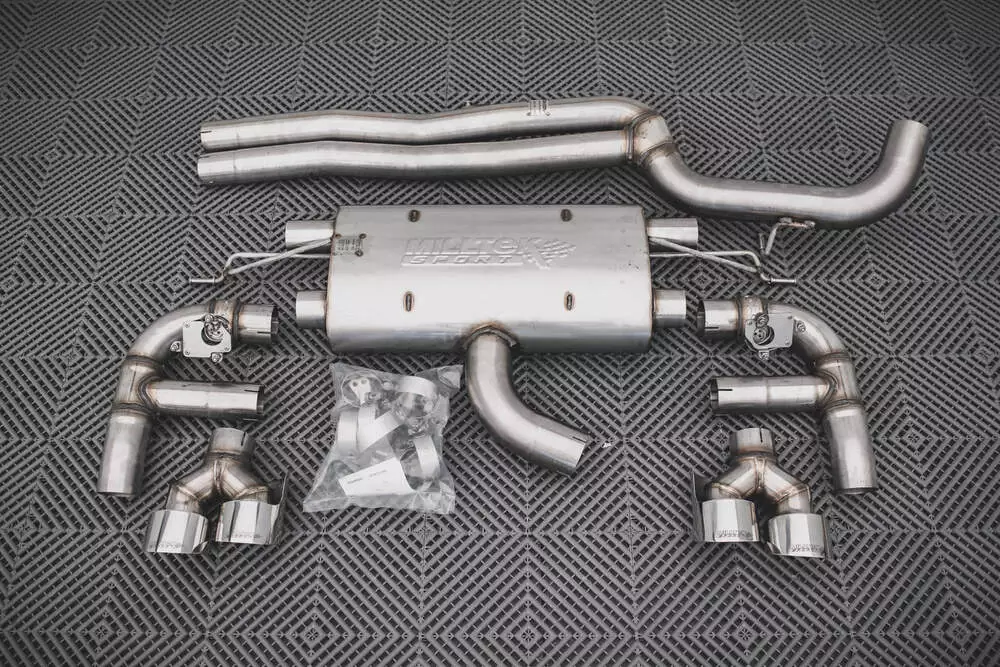 Rear Valance + Milltek Sport Exhaust Audi Rs3 Sportback 8v Facelift - Image 2