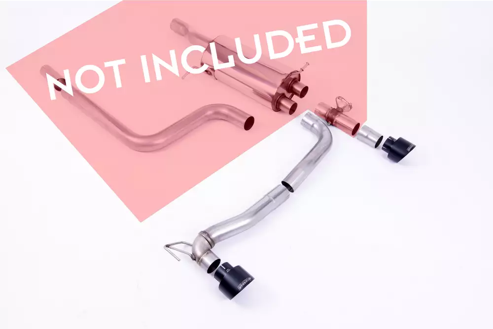 Rear Valance + Milltek Sport Exhaust Extension Ford Fiesta St Mk8 - Image 7