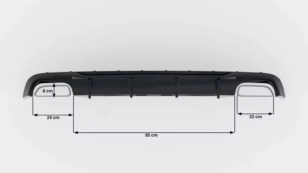 Rear Valance V.2 Audi A6 / A6 C7 S-line/ S6 C7 Facelift - Image 8