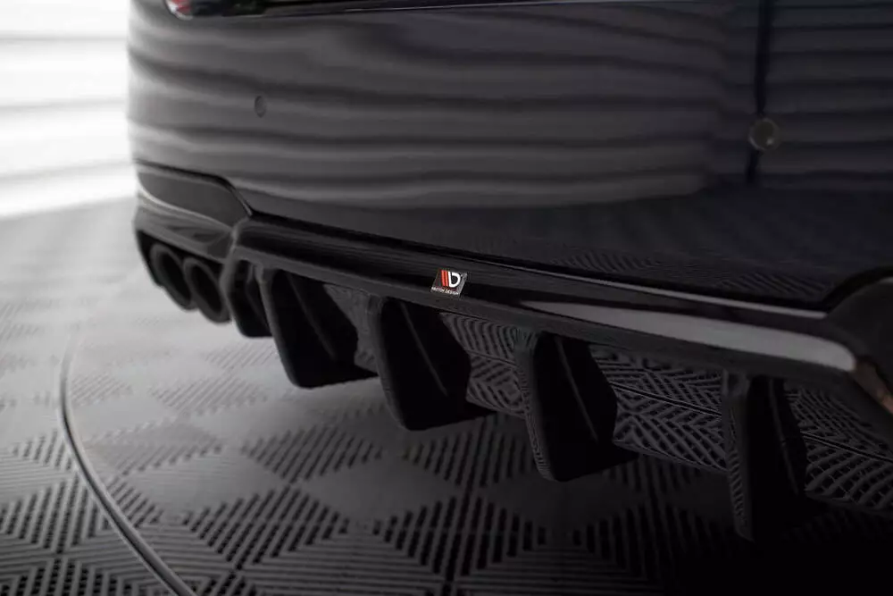 Rear Valance V.2 Bmw 5 M-pack F10 / F11 (Version With Double Exhaust On One Side) - Image 2