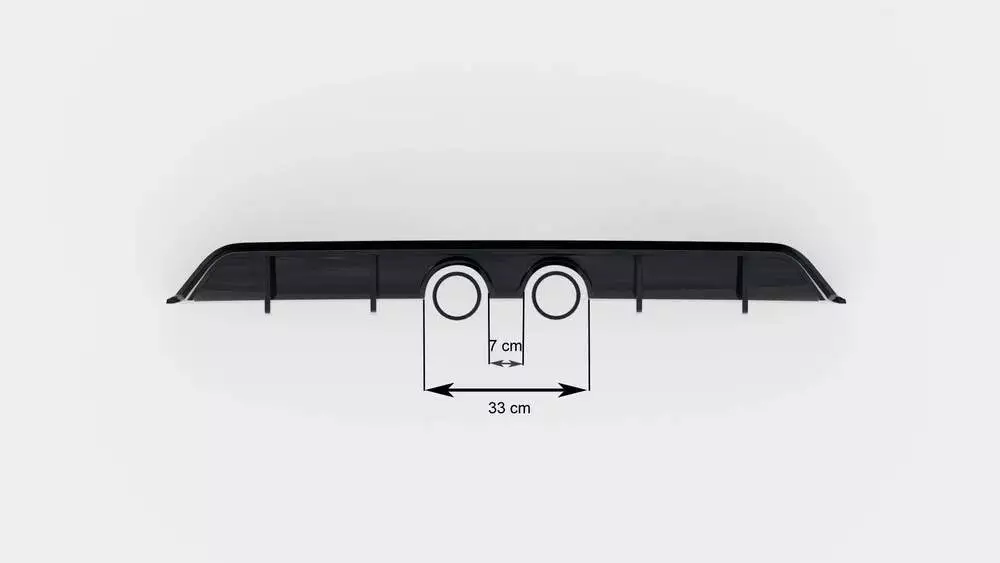 Rear Valance V.2 Volkswagen Scirocco Mk3 (R32 Exhaust) - Image 6