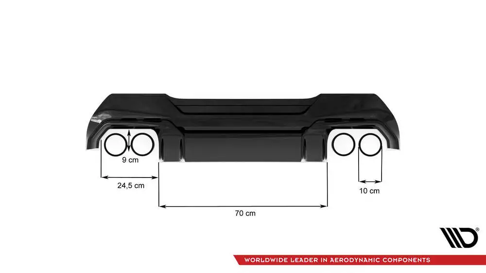 Rear Valance V.2 For Bmw 1 F40 M-pack/ M135i - Image 9