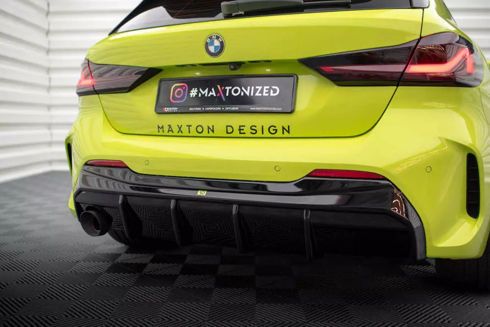 Rear Valance V.3 Bmw 1 M-pack / 128ti F40 (Version With Single Exhaust Tips On One Side)
