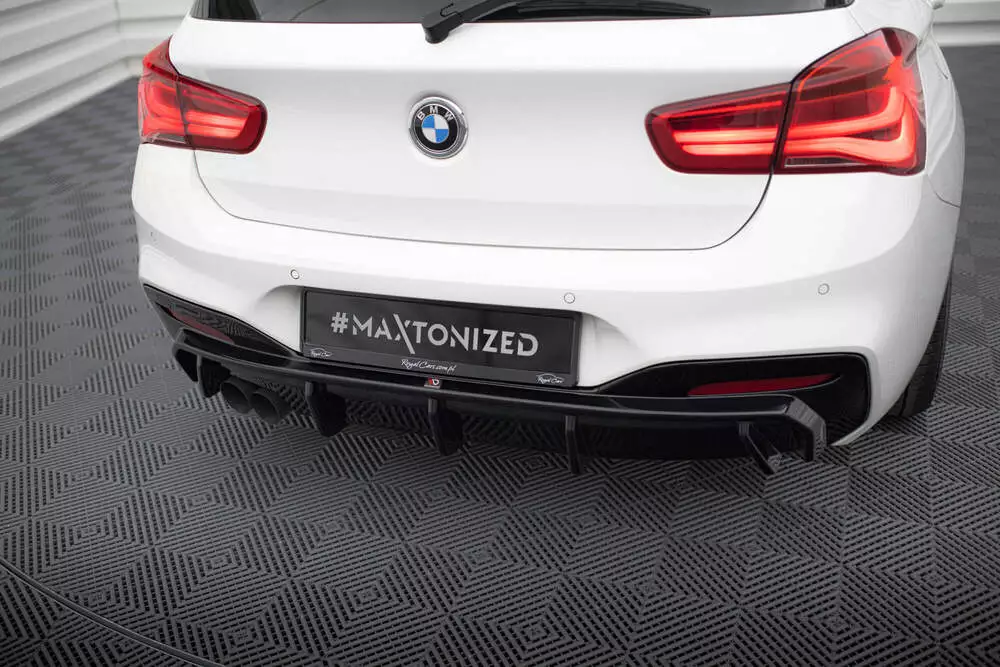 Rear Valance V.3 Bmw 1 M-pack F20 Facelift (Single Side Dual Exhaust Version)