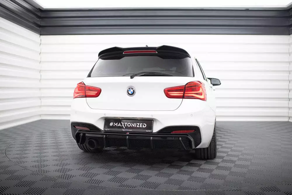Rear Valance V.3 Bmw 1 M-pack F20 Facelift (Version With Single Exhaust On One Side)
