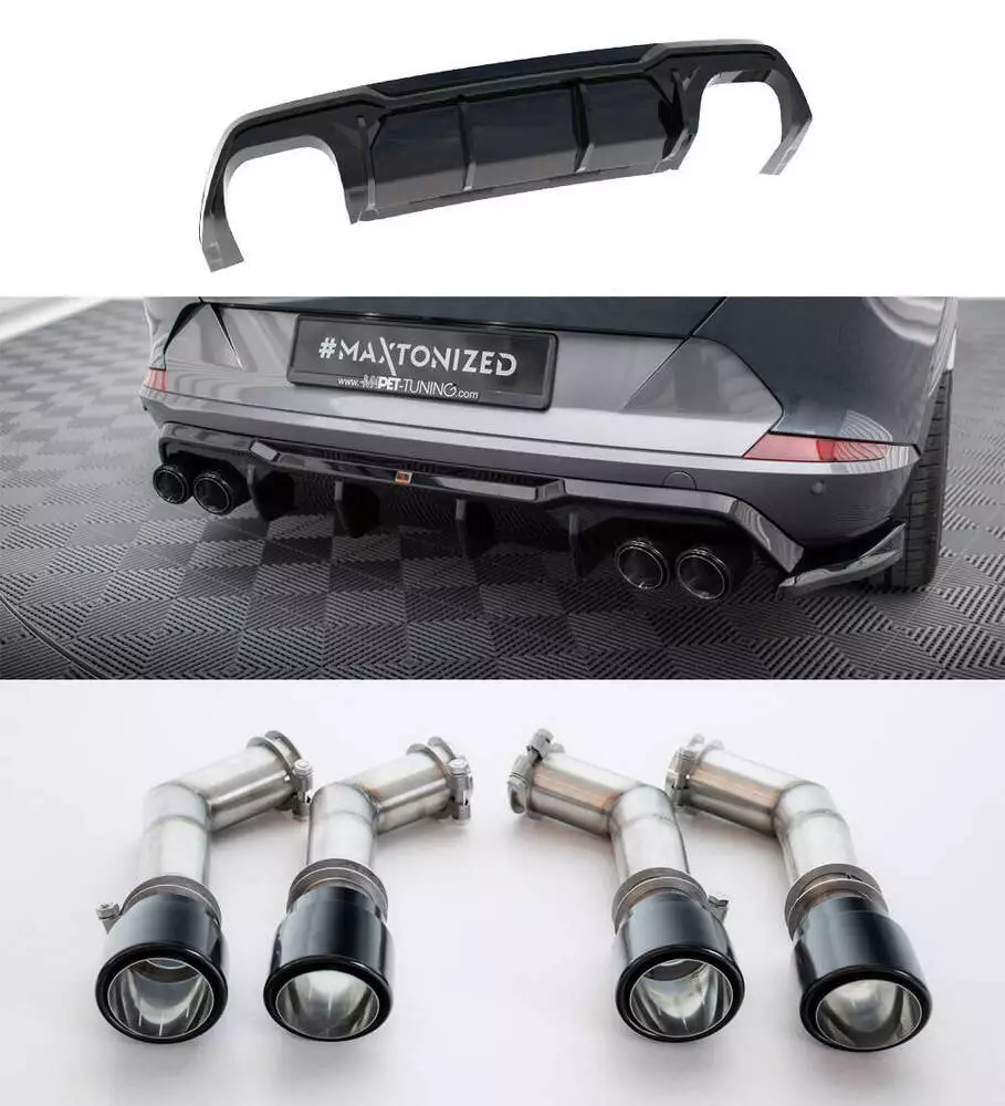 Rear Valance V.3 + Exhaust Tips Cupra Formentor Vz Mk1 / Mk1 Facelift