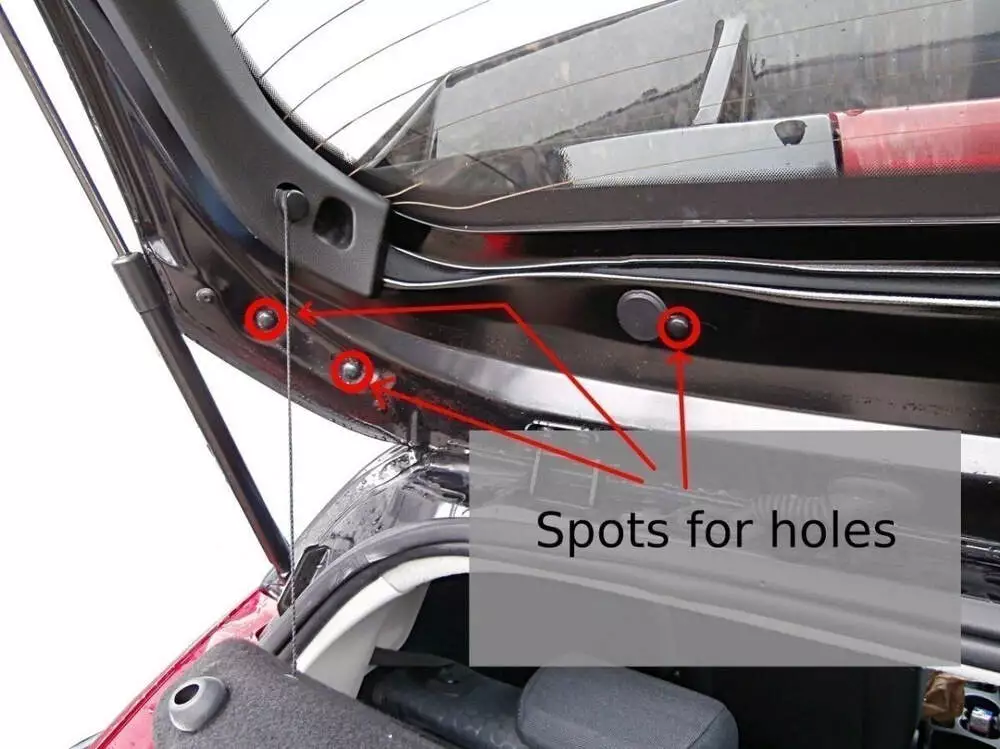 Roof Spoiler (Rs Look) Ford Fiesta Mk7 / Mk7 Fl - Image 5