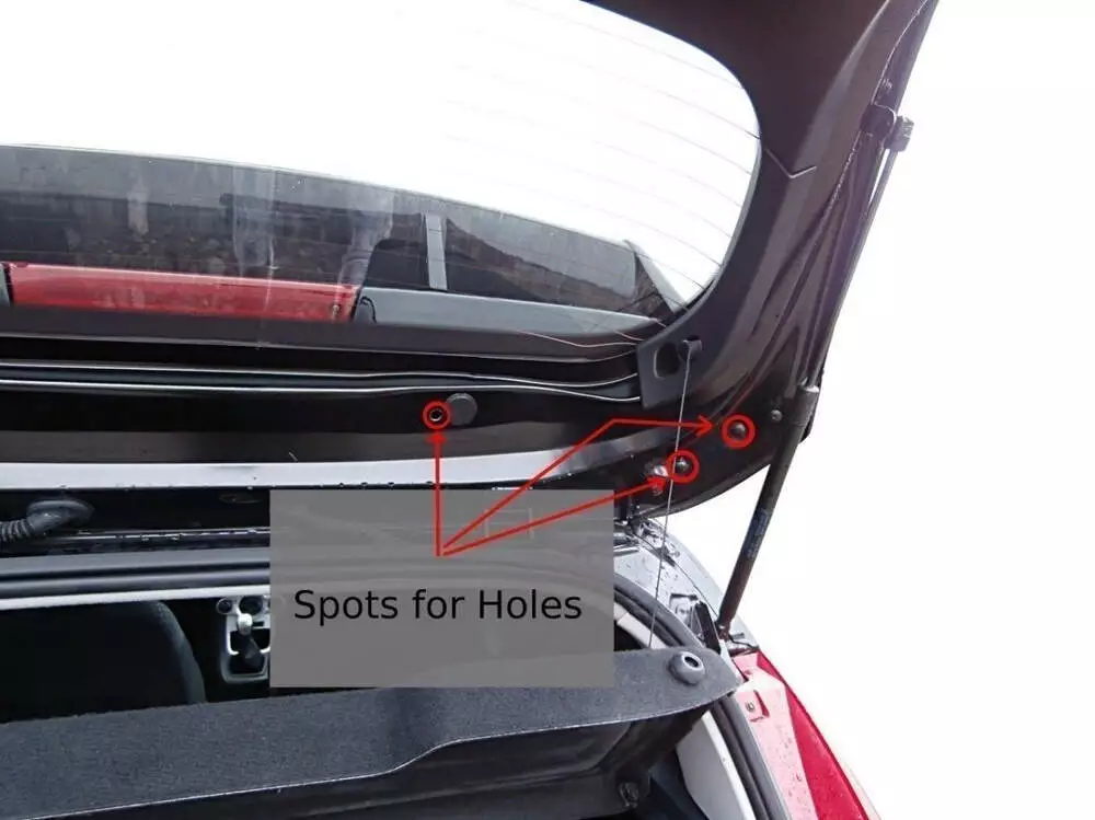Roof Spoiler (Rs Look) Ford Fiesta Mk7 / Mk7 Fl - Image 6