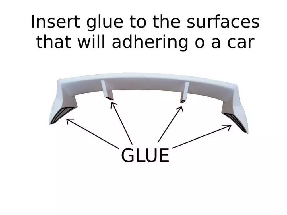 Roof Spoiler (Rs Look) Ford Fiesta Mk7 / Mk7 Fl - Image 7
